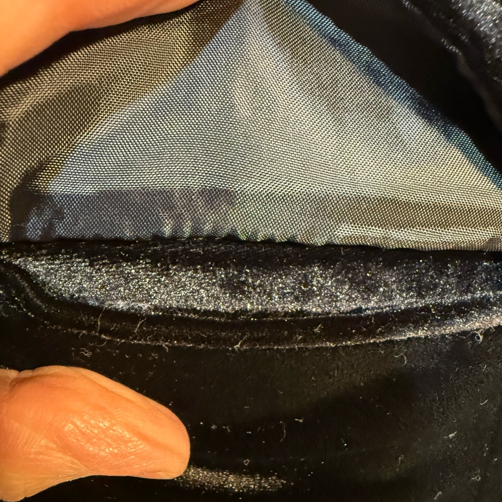 INC International Concepts Midnight Velvet Blazer - Picture 5 of 9
